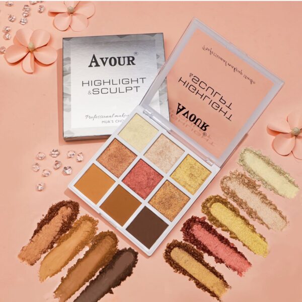 Avour Highlight and sculpt palette